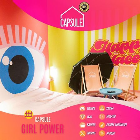 Capsule Girl Power Spa - Balneo - Sauna - Karaoke - Billard - 2 Chambres ชาร์เลอรัว ภายนอก รูปภาพ